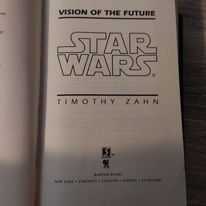 Star Wars Vision of the Future by Timothy‎ Zahn 1998 Hardback Book